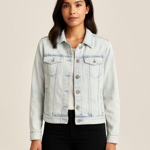 Thread & Supply Icy Mineral‎ Wash Denim Jacket Women’s Small